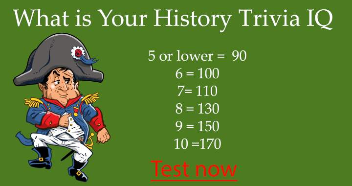 Banner for How much do you know about History Trivia?