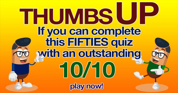 Banner for 1950s Quiz That Is Challenging