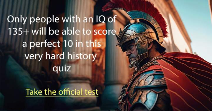 Quiz on historical events.