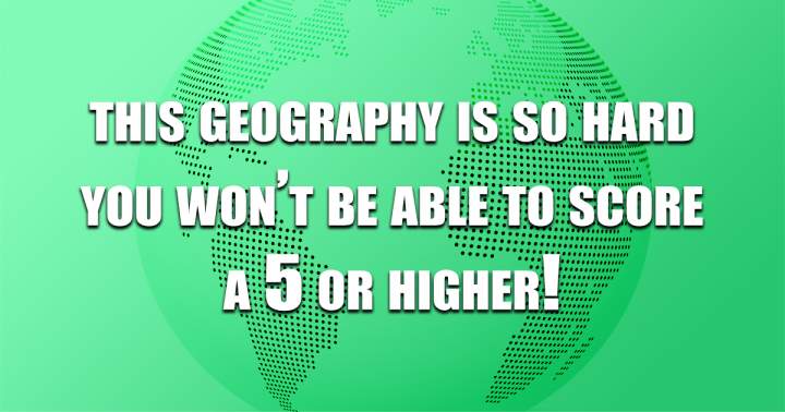 Hard Geography Quiz