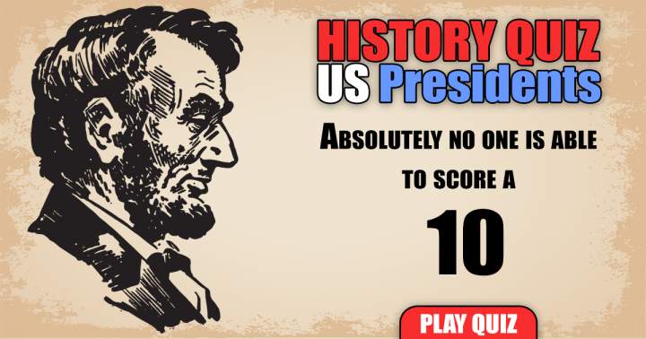 Banner for US Presidents' History Quiz