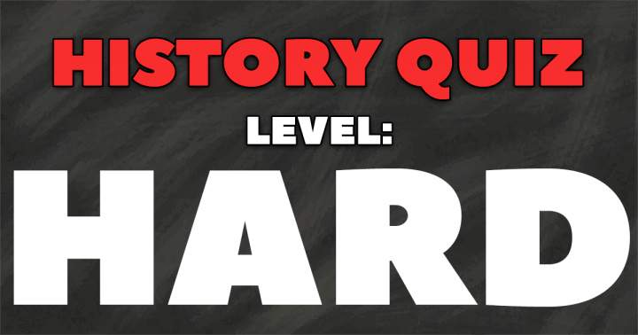 Banner for The history quiz presents a substantial challenge.