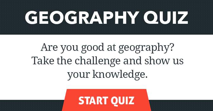 Banner for Geography quiz.