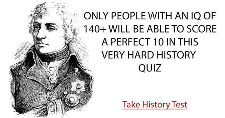 Challenging History Quiz