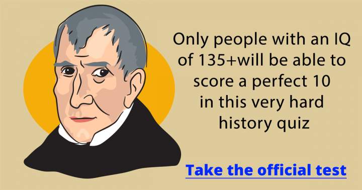 Banner for Great intelligence is necessary to score a 10.
