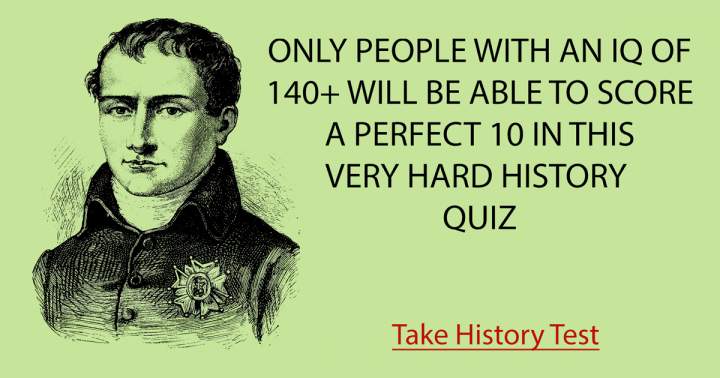 History Quiz that poses a challenge.