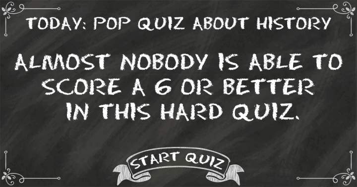 Banner for Quiz on History