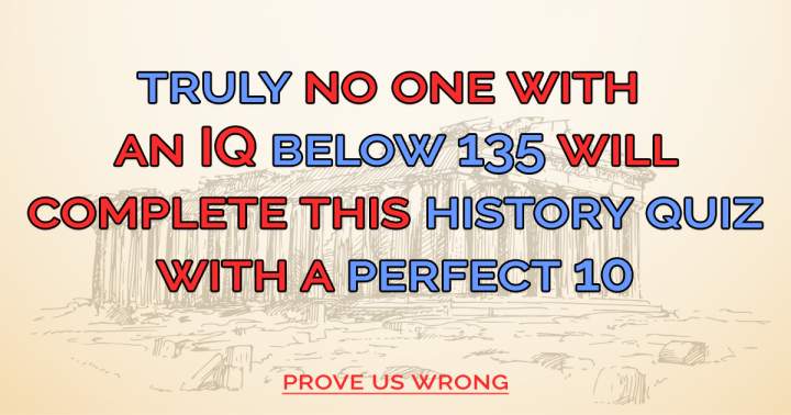 Banner for History quiz.