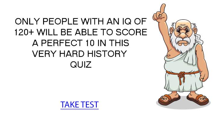 Impossible History Quiz 90% of the  people struggle with