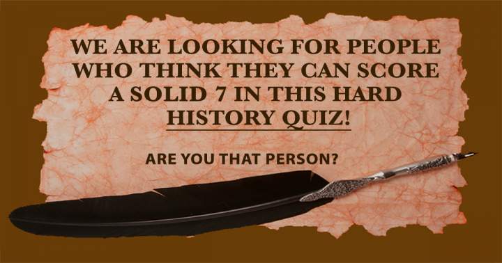 Challenging History Trivia