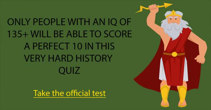 Banner for History Quiz that presents a challenge.