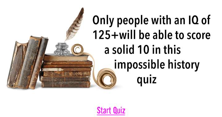 History of Geniuses Quiz