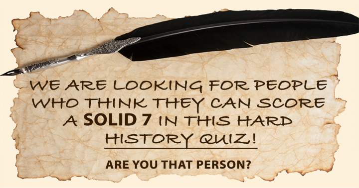 Banner for Quiz on history.