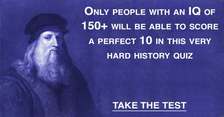 Banner for A Challenging History Quiz.