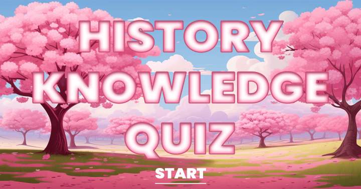 Banner for ''Historical Knowledge Quiz''