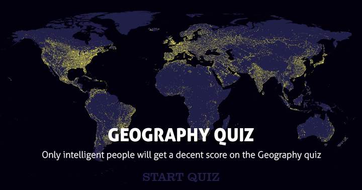 The General Geography Quiz poses an immense challenge.