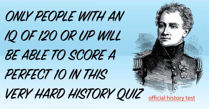 Trivia Quiz on Historical Facts