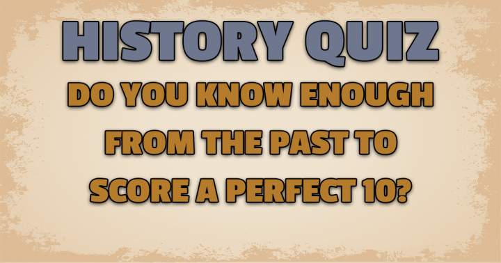 Challenging History Quiz.