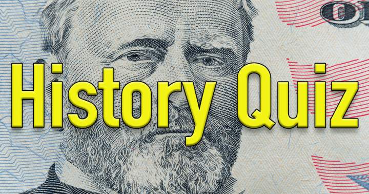 Banner for Quiz on historical events.