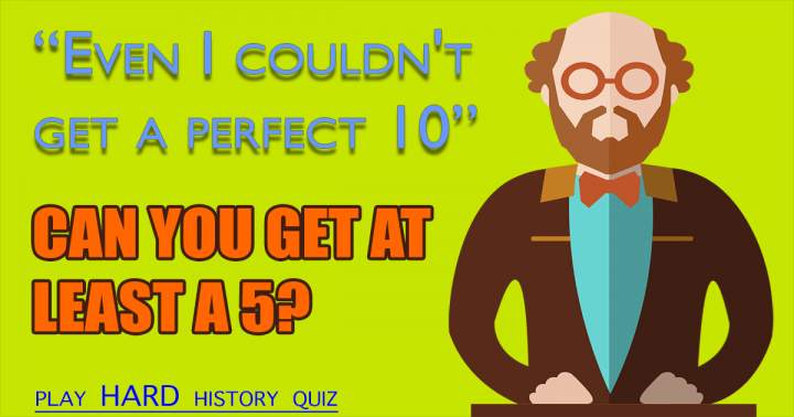 Hard History Quiz