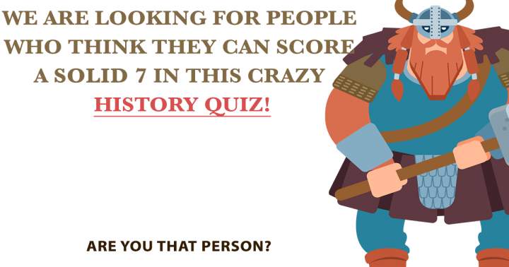 An Unconventional History Quiz