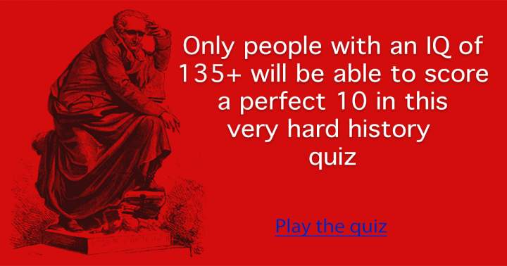 Quiz on history.