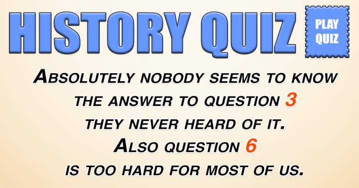 Banner for History Quiz Mix