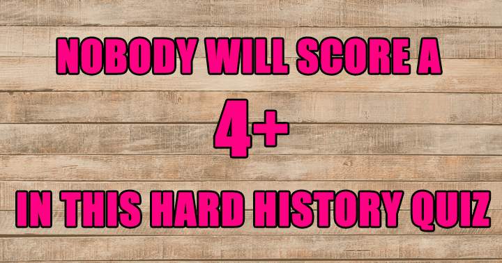 Banner for A challenging History Quiz.