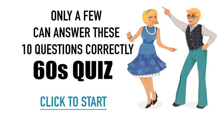 Banner for '60s trivia quiz'