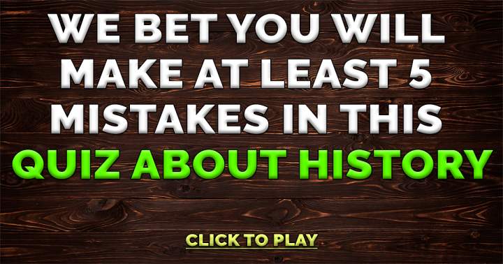 Banner for History Quiz.