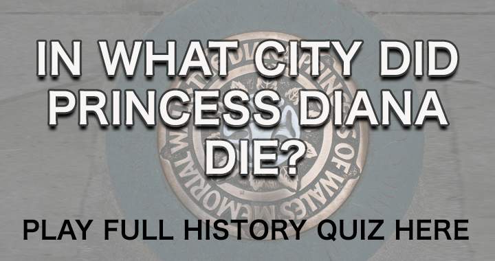 Try out this renowned history quiz.