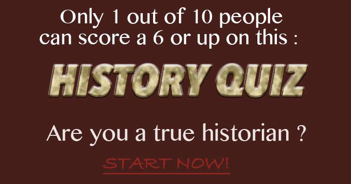 Take on the challenge and demonstrate your authenticity as a historian!