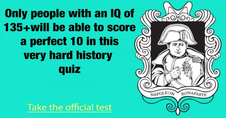 Quiz on historical events.