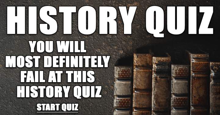 Banner for Quiz on historical events.