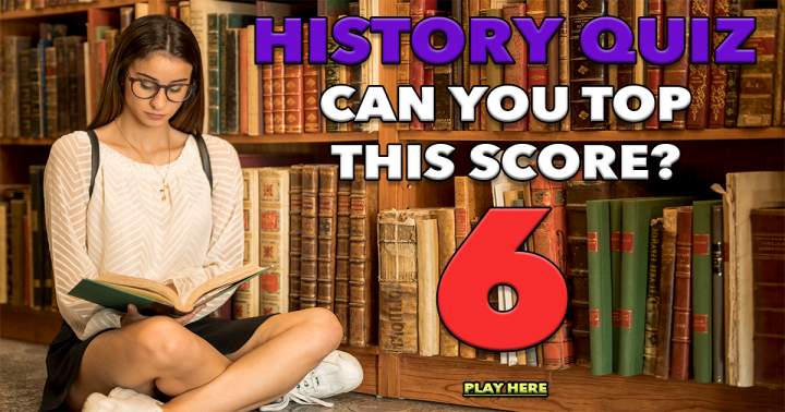 Test your knowledge with this challenging History Quiz.