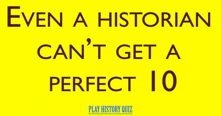 History quiz.