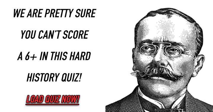 Banner for Quiz on historical events.
