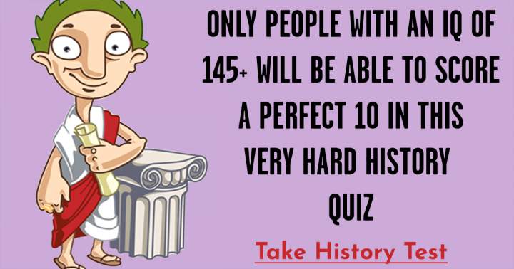 Test on historical events