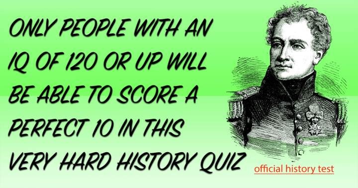 Banner for Quiz on Historical Trivia.