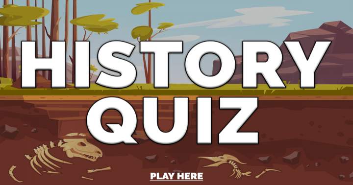 Banner for A quiz on historical events.