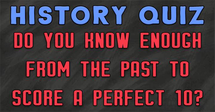 Quiz on historical events