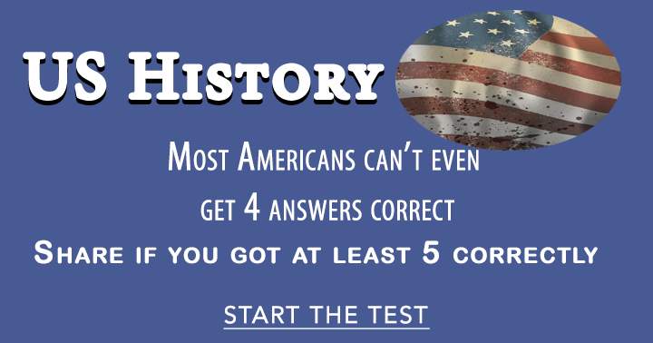 Banner for Quiz on United States History