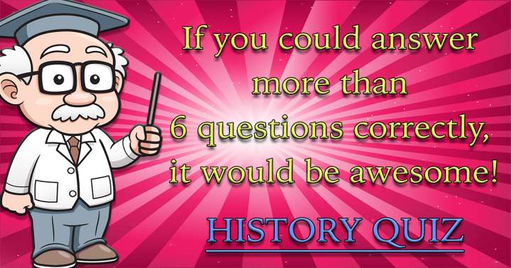 History Quiz Update