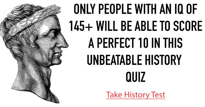 Banner for Quiz on historical events.