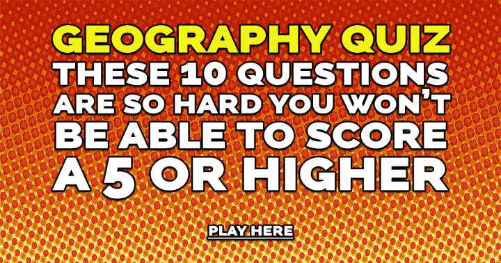 Banner for Difficult Geography Trivia