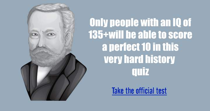 Banner for Quiz on historical events.