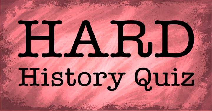 Challenging History Quiz