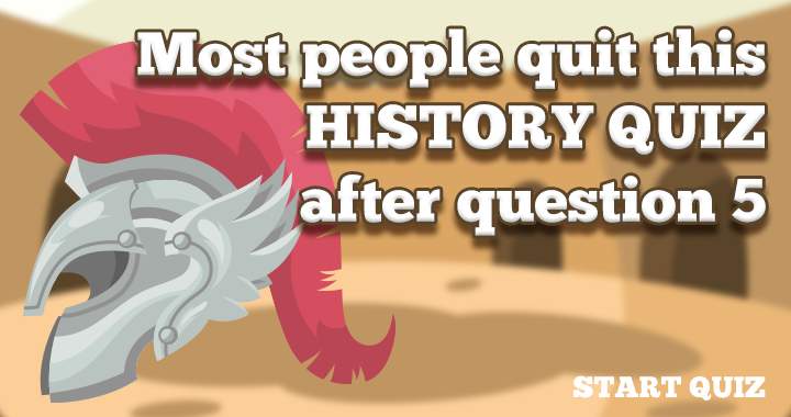 Banner for Most people quit after the fifth question.