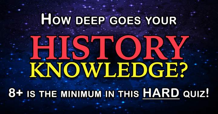 HARD History Knowledge Quiz