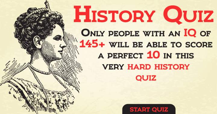 Challenging History Trivia Test